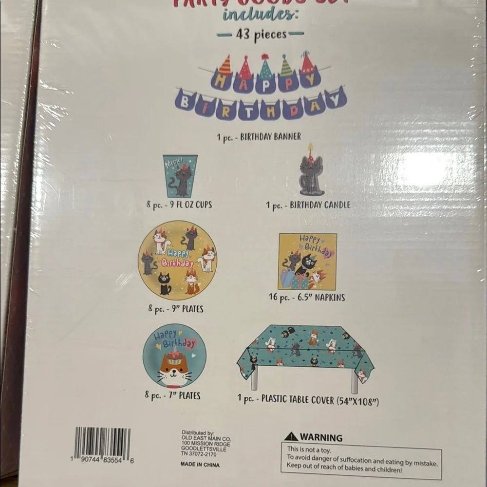 New Party in a Box Sets - Multiple Birthday Themes